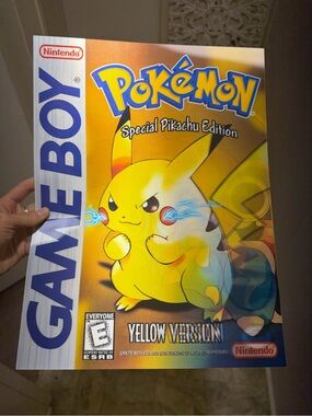 Gameboy Nintendo Pokémon 3D Holographic Lenticular Poster